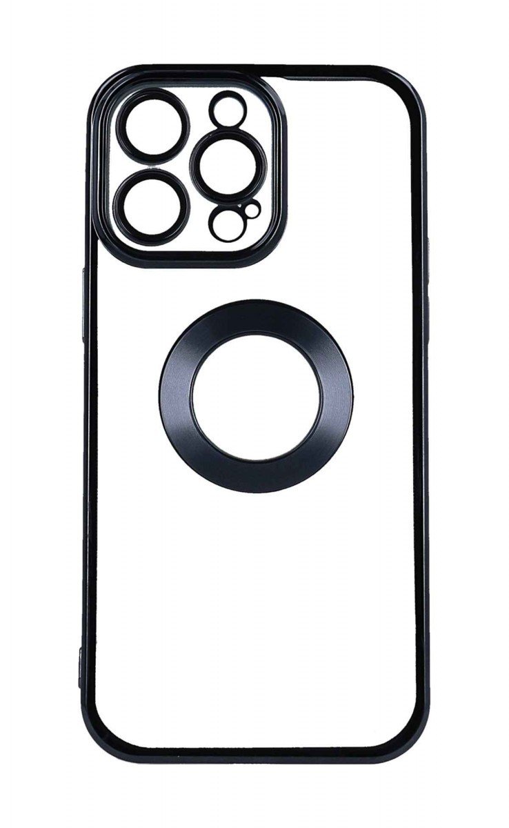 Kryt TopQ iPhone 14 Pro Max Beauty Clear černý 98578