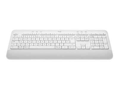 Logitech Signature - Klávesnice - bezdrátový - Bluetooth 5.1 - QWERTY - US mezinárodní - bělavá, 920-010977