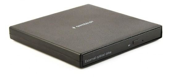 GEMBIRD externí DVD-ROM vypalovačka DVD-USB-04, černá, DVD-USB-04