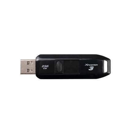 PATRIOT Xporter 3 256GB / USB 3.2 Gen 1 / vysouvací / plastová / černá, PSF256GX3B3U