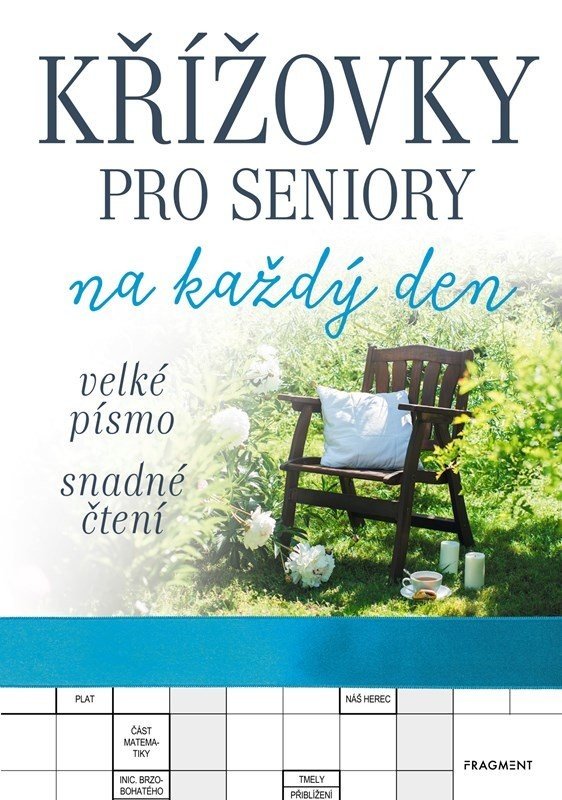 Křížovky pro seniory na každý den 1 (modré) - autora nemá