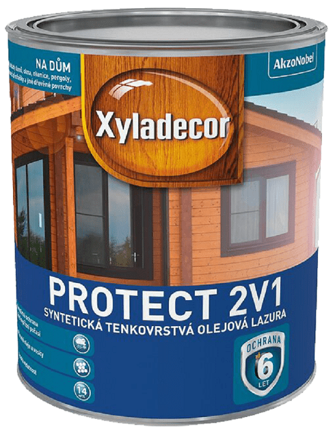 Xyladecor Protect 2v1 kaštan 0,75 L