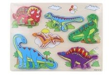 Lamps Vkládačka dřevěná dino