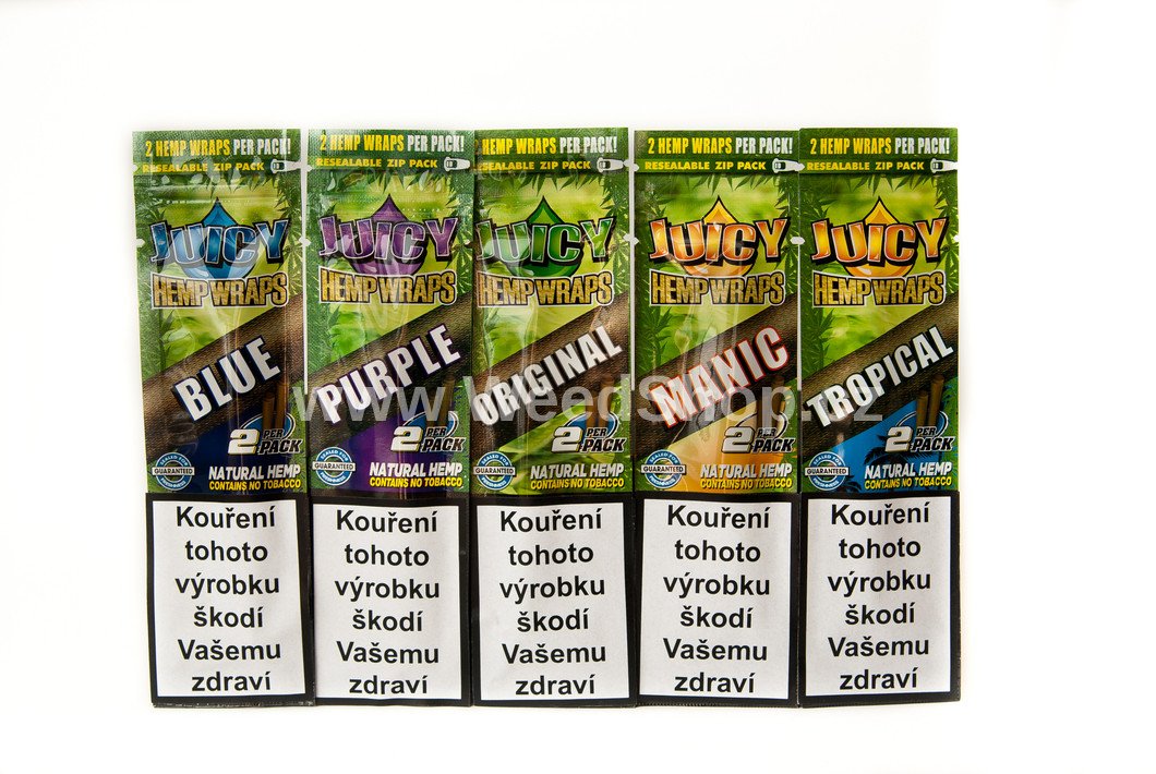 Mix Juicy konopných bluntů 5 balení