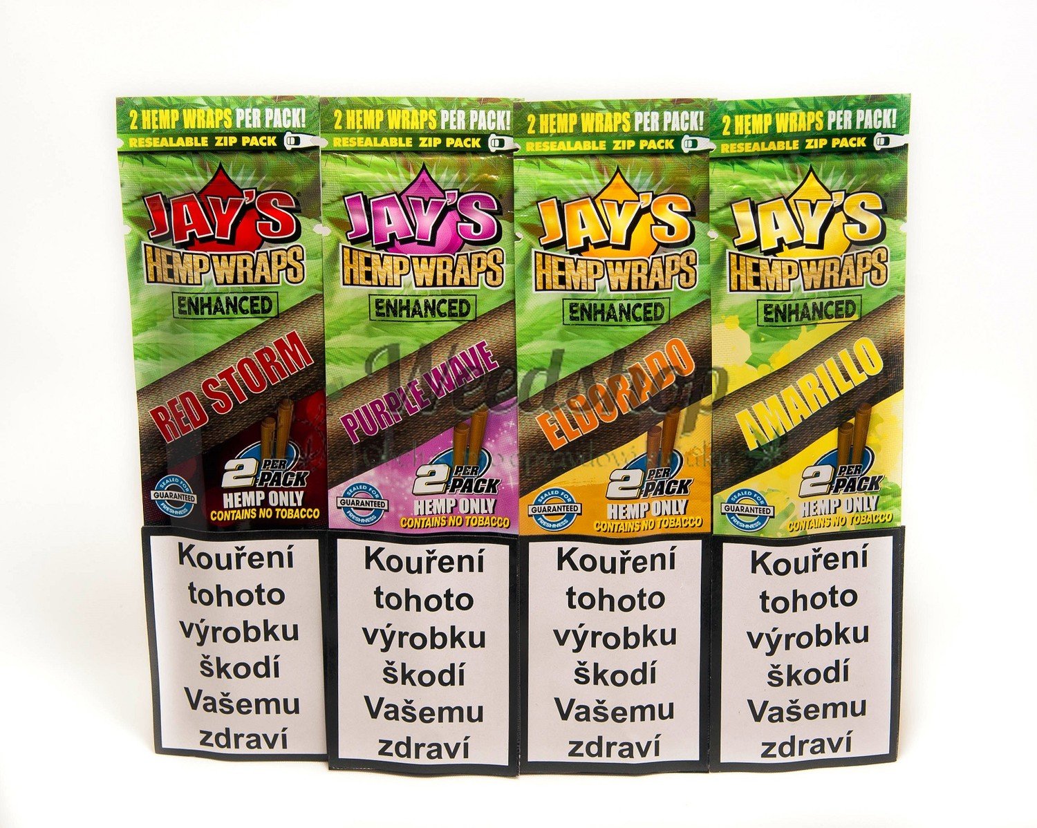 Mix konopných bluntů Juicy Enhanced 4 ks