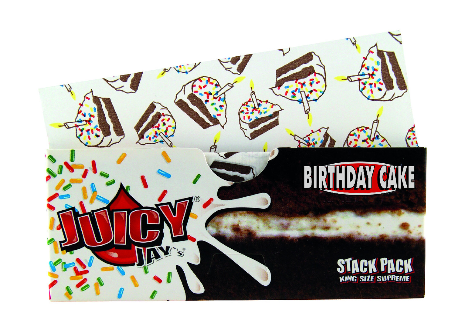 Ochucené papírky Juicy Jays Birthday Cake