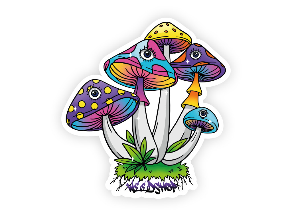 Samolepka Magic Mushroom - weedshop