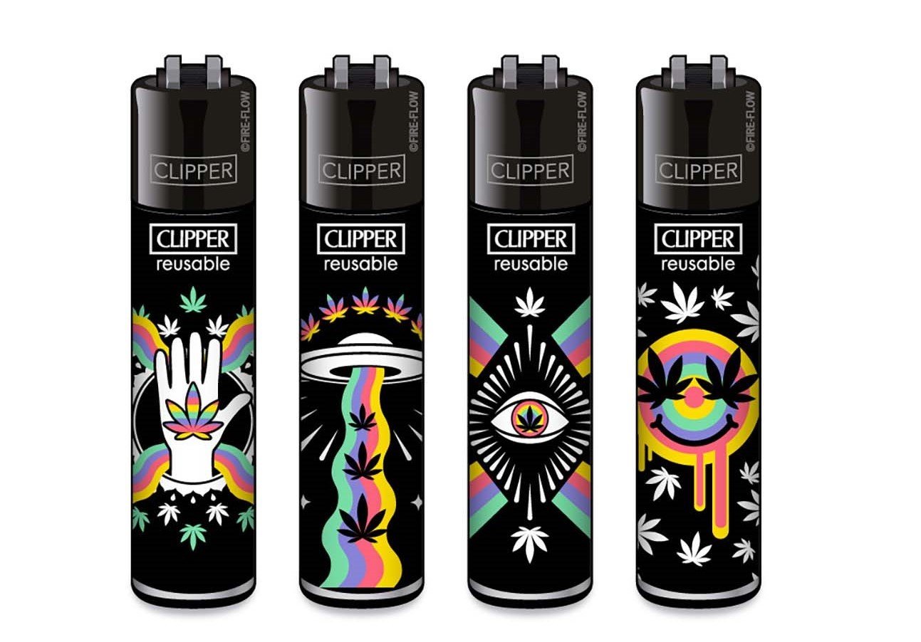 Celá sada Clipper zapalovačů 420 Rainbow