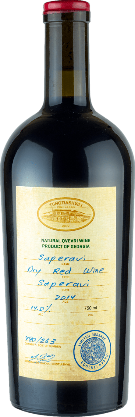 Tchotiashvili Saperavi Reserve 2015