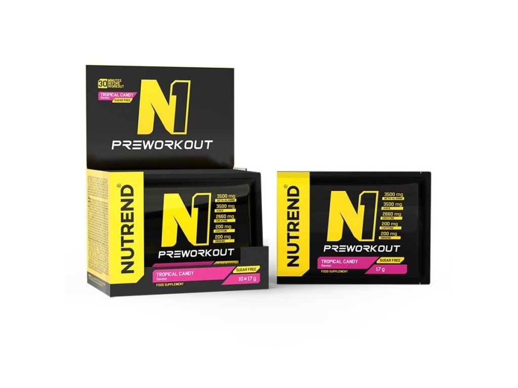 Nutrend N1 PRE-WORKOUT 17g Příchuť: Grep