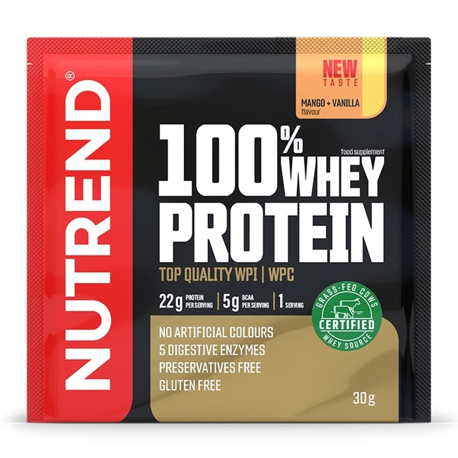 Nutrend 100% Whey Protein 30 g Příchuť: Vanilka