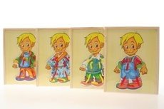 Lamps Dřevěné oblékání kluk