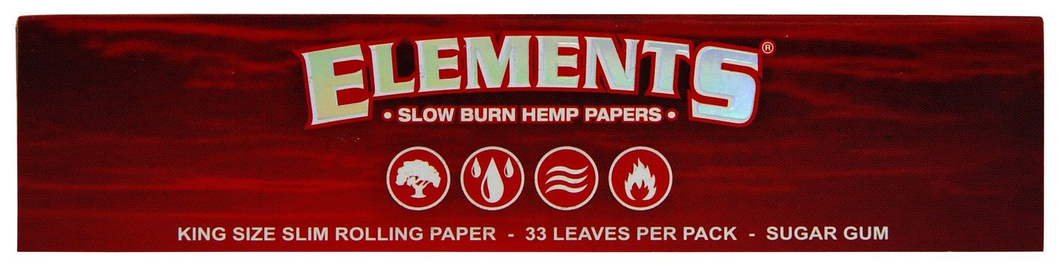 Cigaretové papírky Elements Red