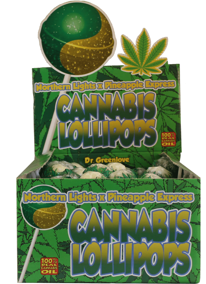 Dr. Greenlove Konopné lízátko Pineapple express x NL