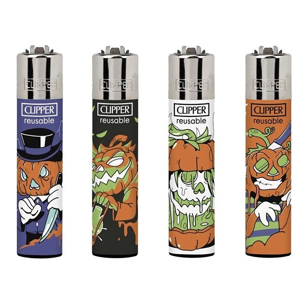 Celá sada Clipper zapalovačů Terror Pumpkins