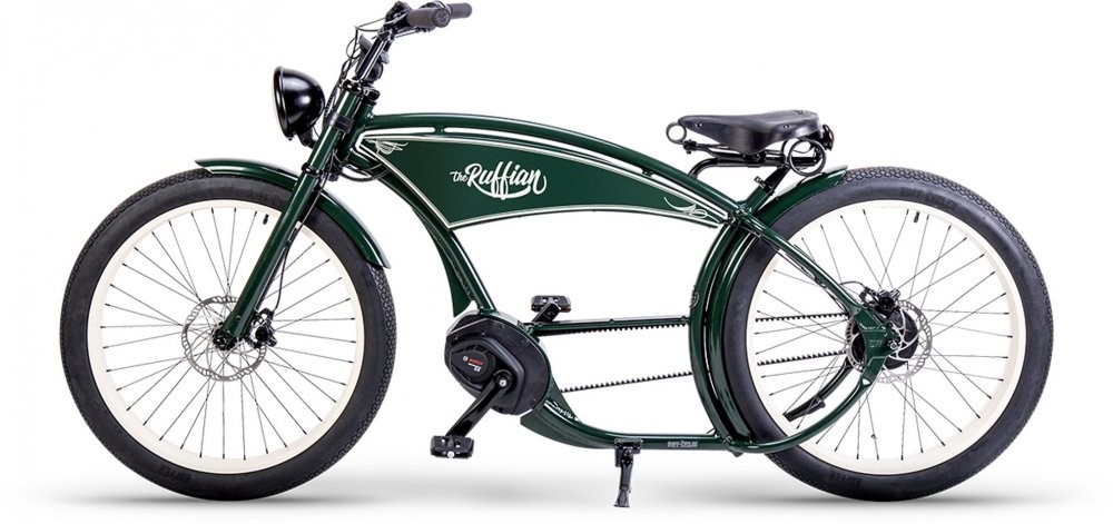 E-BIKE THE RUFFIAN Vintage Green 500 Wh