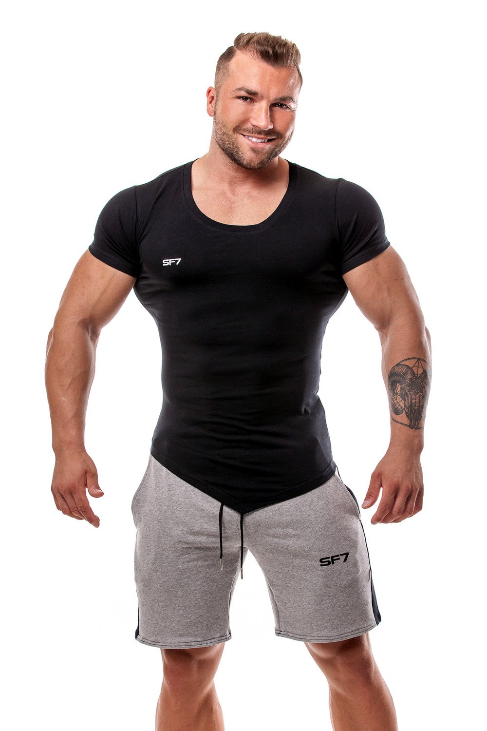 SF7 PRO WEAR Tričko DIVERGENT ELEGANT Black Velikost: S/M