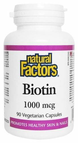 Natural factors Biotin 90cps
