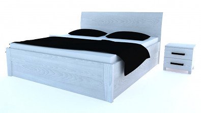 Postelia IBIZA Buk postel s úložným prostorem 180x210cm