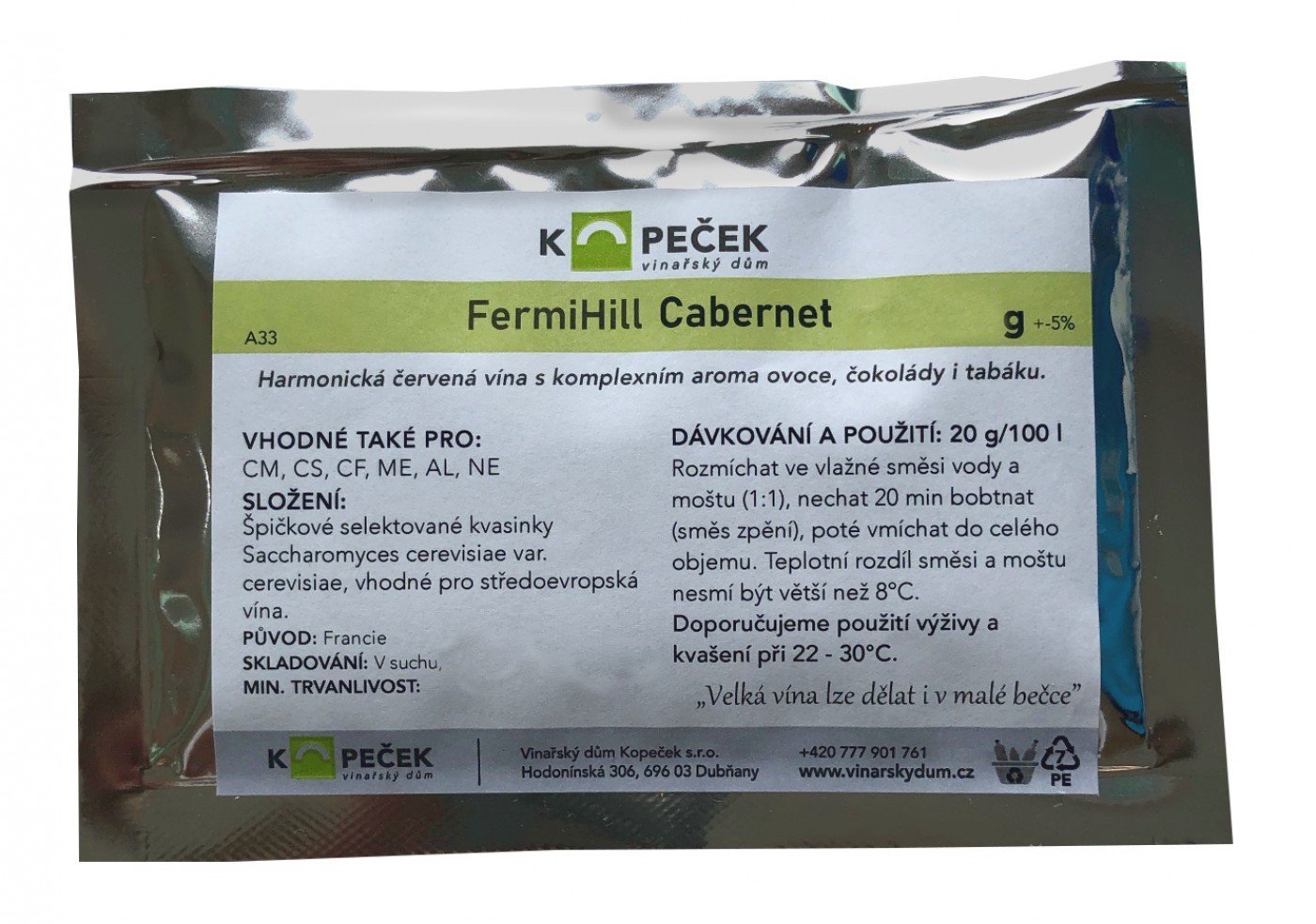 FermiHill Cabernet 20 g