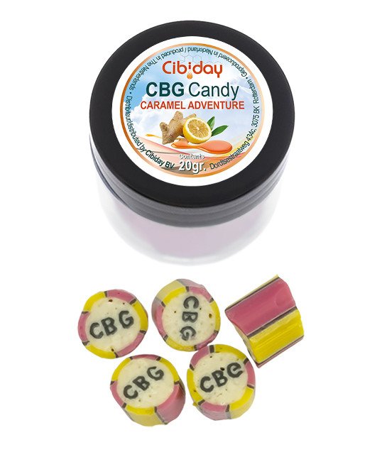 CBG bonbóny sladký karamel balení 20 g