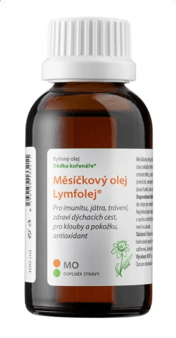 Dědek kořenář Měsíčkový Lymfolej 100 ml