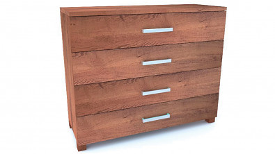 Dřevěná komoda z masivu VERONA 4x zásuvka