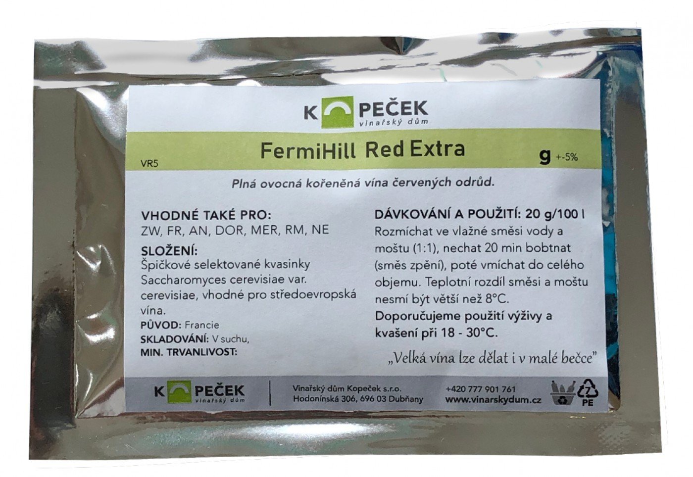 FermiHill Red Extra 20 g