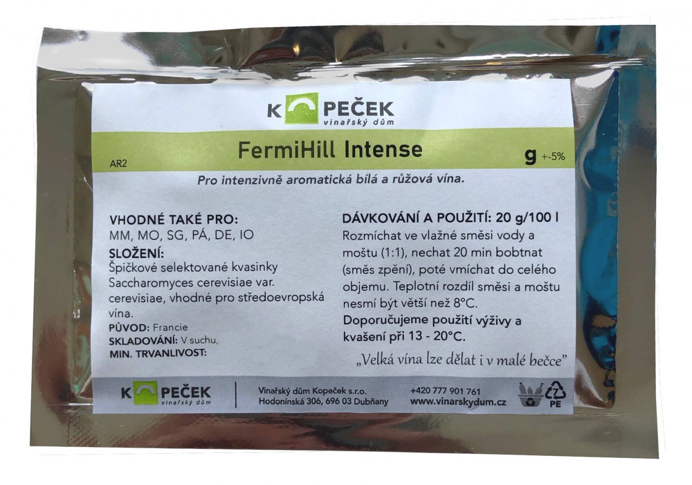 FermiHill Intense 100 g