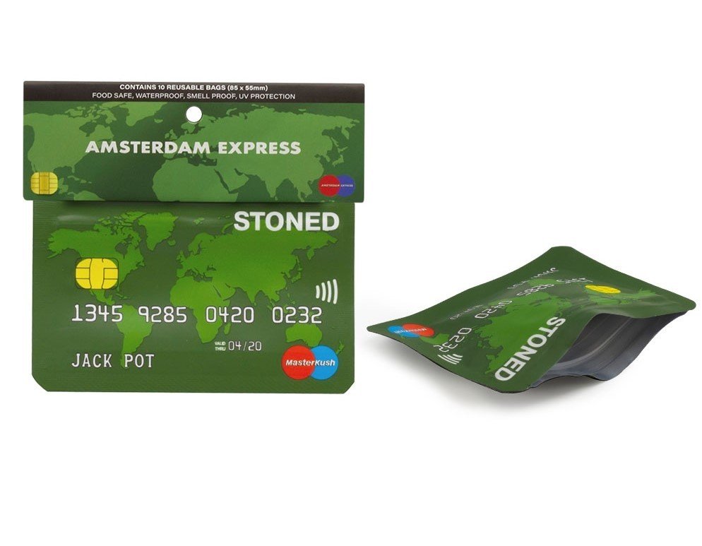 G-ROLLZ Protizápachové sáčky - smell proof bag - Credit card