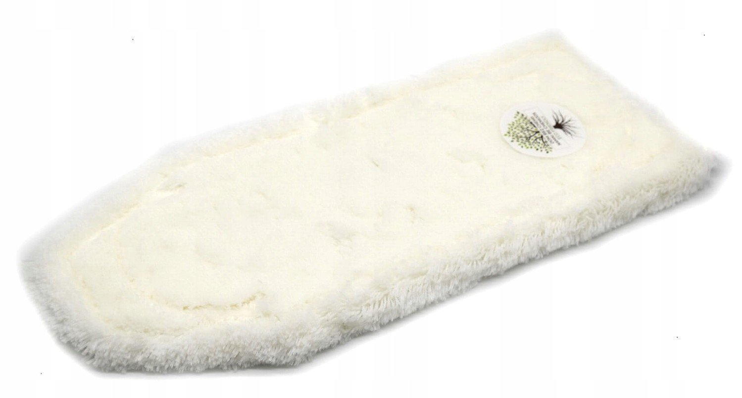 Podlahový polštář mělký glazura bílá Raypath