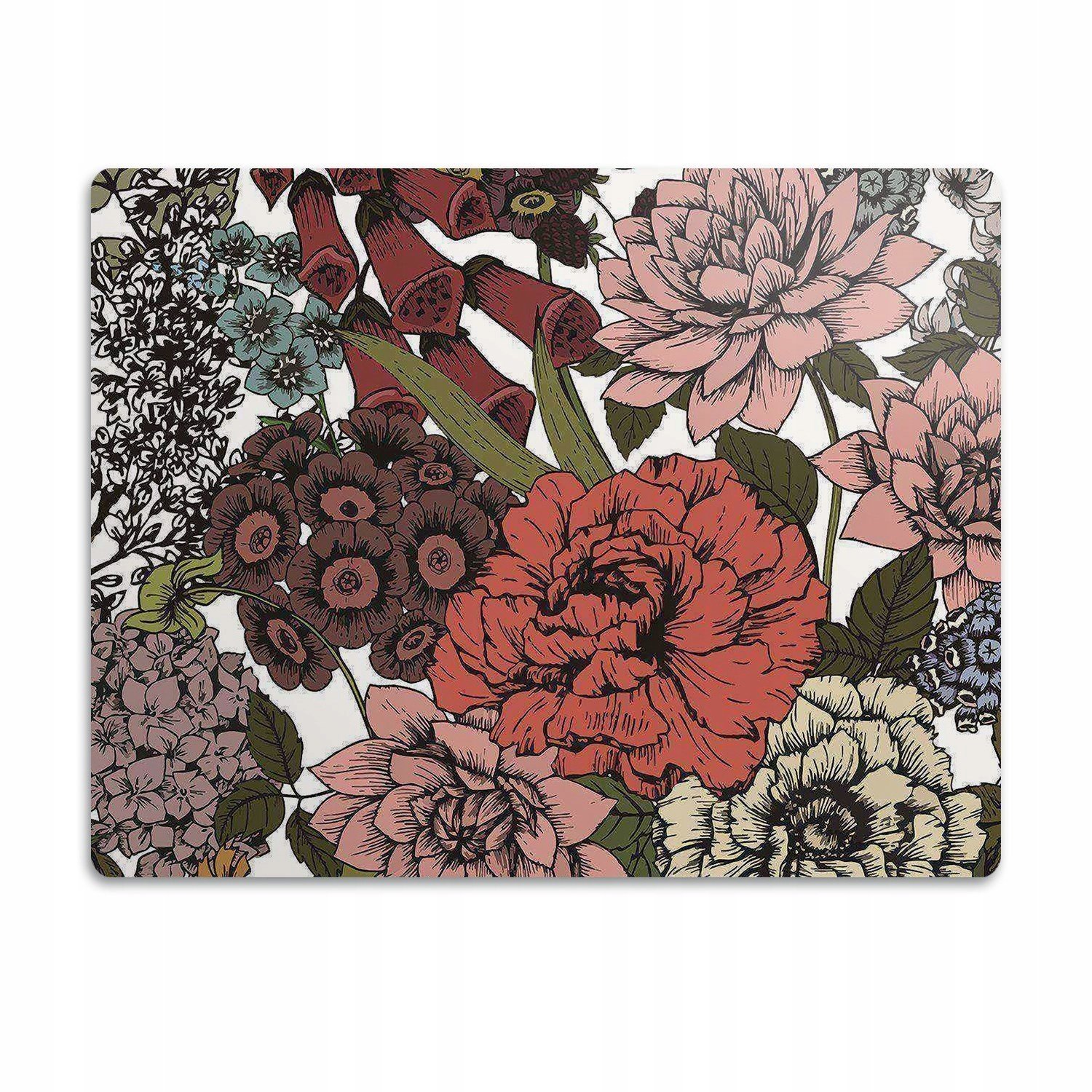 Podložka pod misku pro kočky Podzimní květiny 90x60 cm