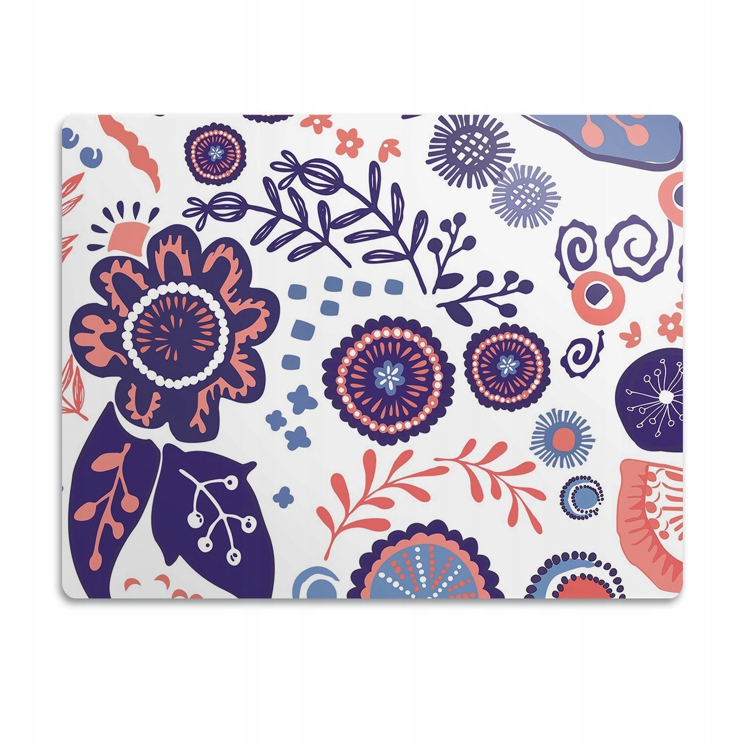 Pro kočku psa podložka pod misku Vzor květiny 90x60