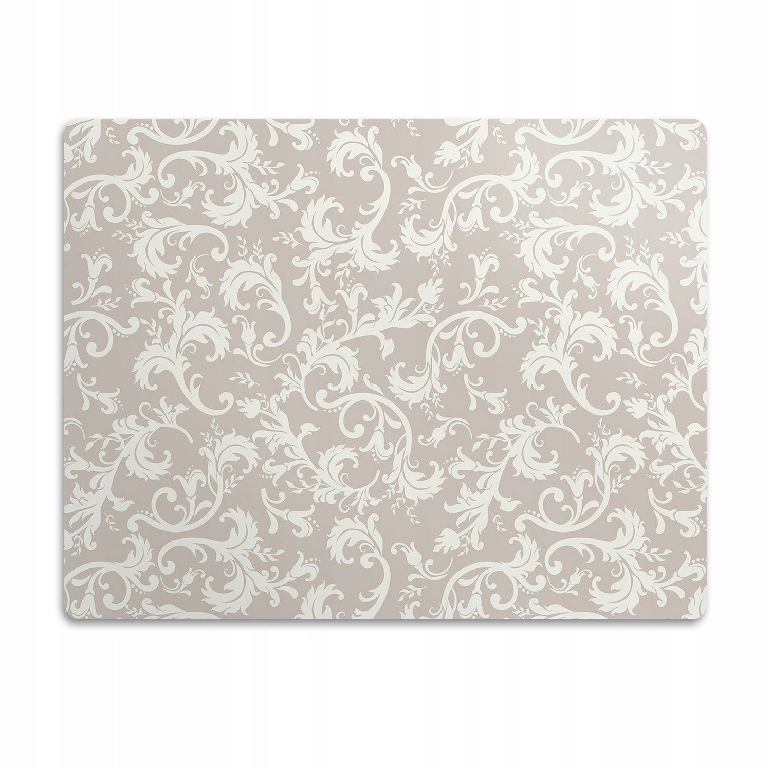 Podložka pod misku pro psa kočky Rostlinný vzor 90x60 cm