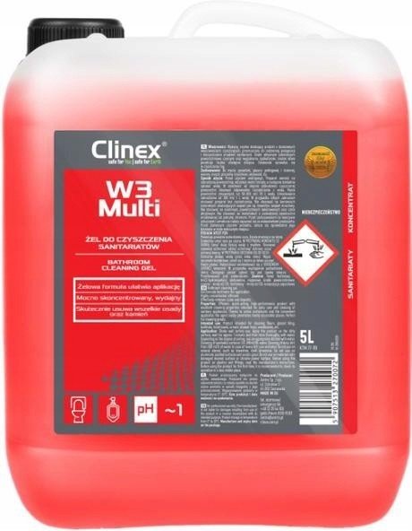 Clinex W3 Multi Prostředek Na Mytí Koupelen 5L