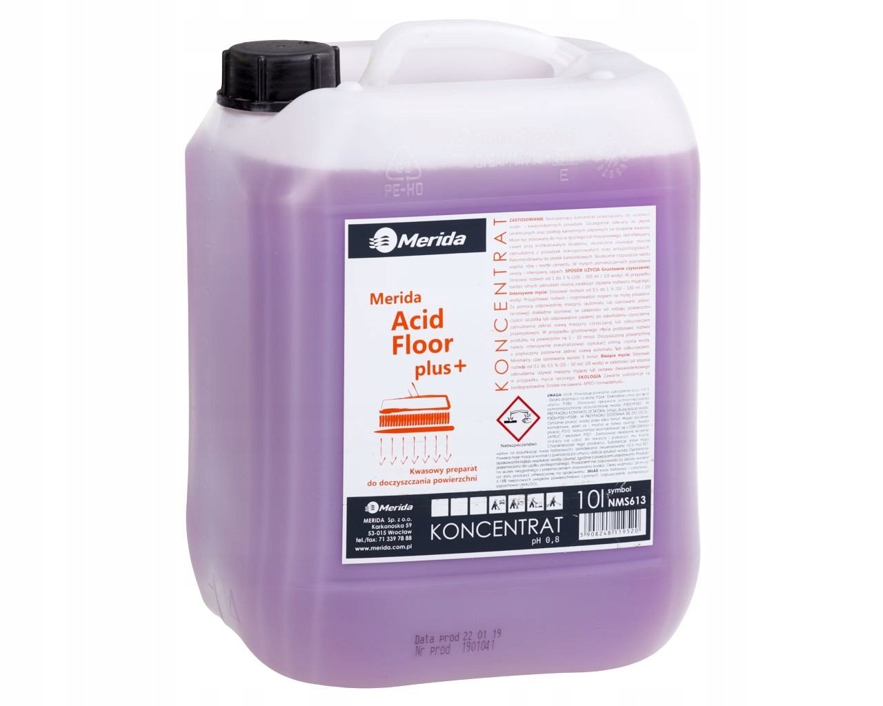 Merida Acidfloor Plus+ 10 l pro čištění Gresu