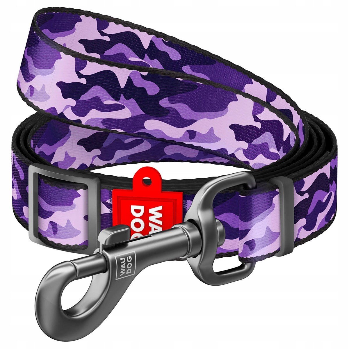 Vodítko pro psa WauDog 25 mm Purple Camo