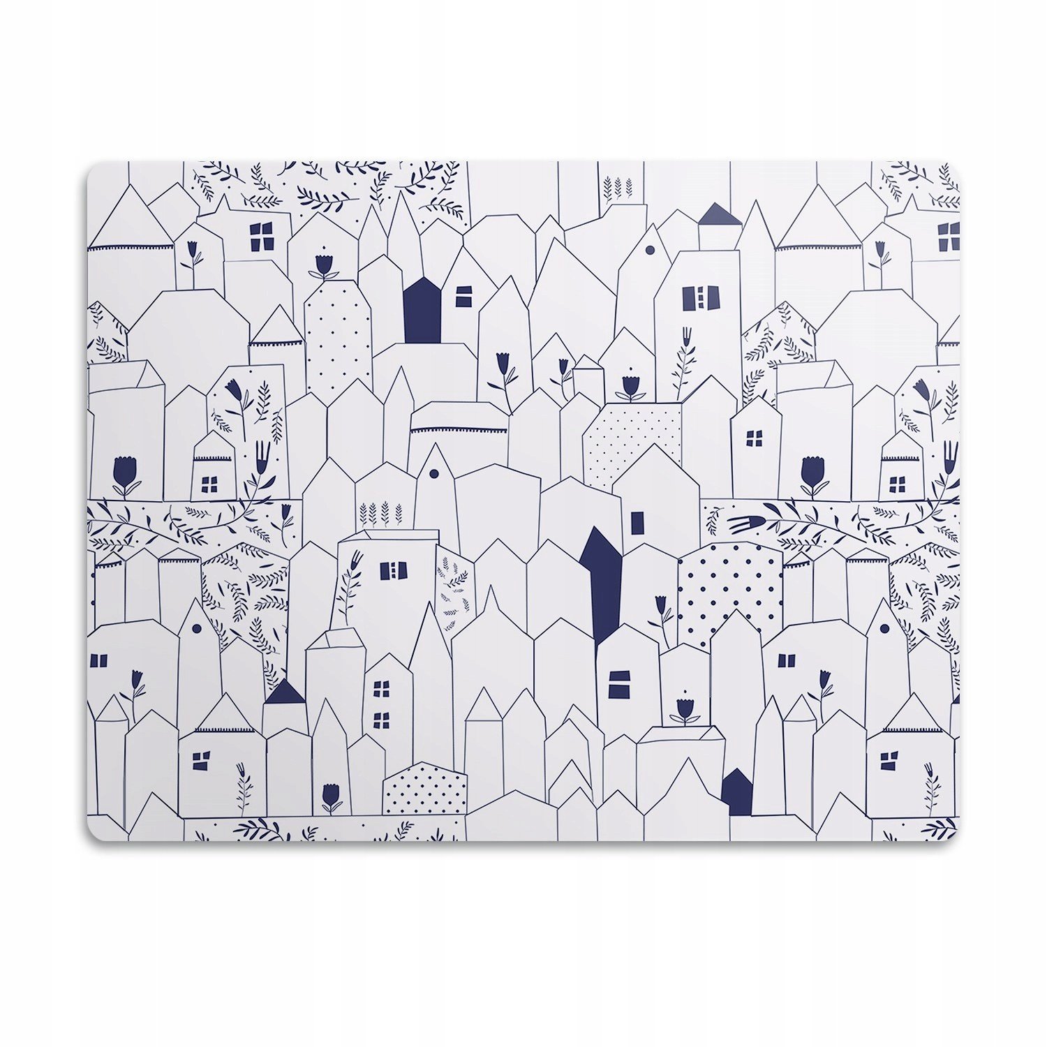 Ochranná podložka pod misku Načrtnuté město 90x60