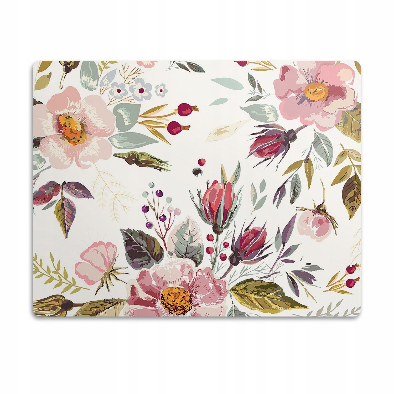 Podložka pro kočku a psa pod misky Polní květiny 90x60cm