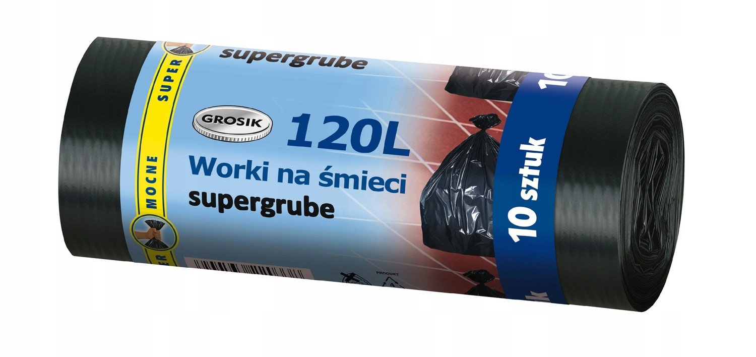 Grosik Pytle na odpadky univerzální 120l 10ks