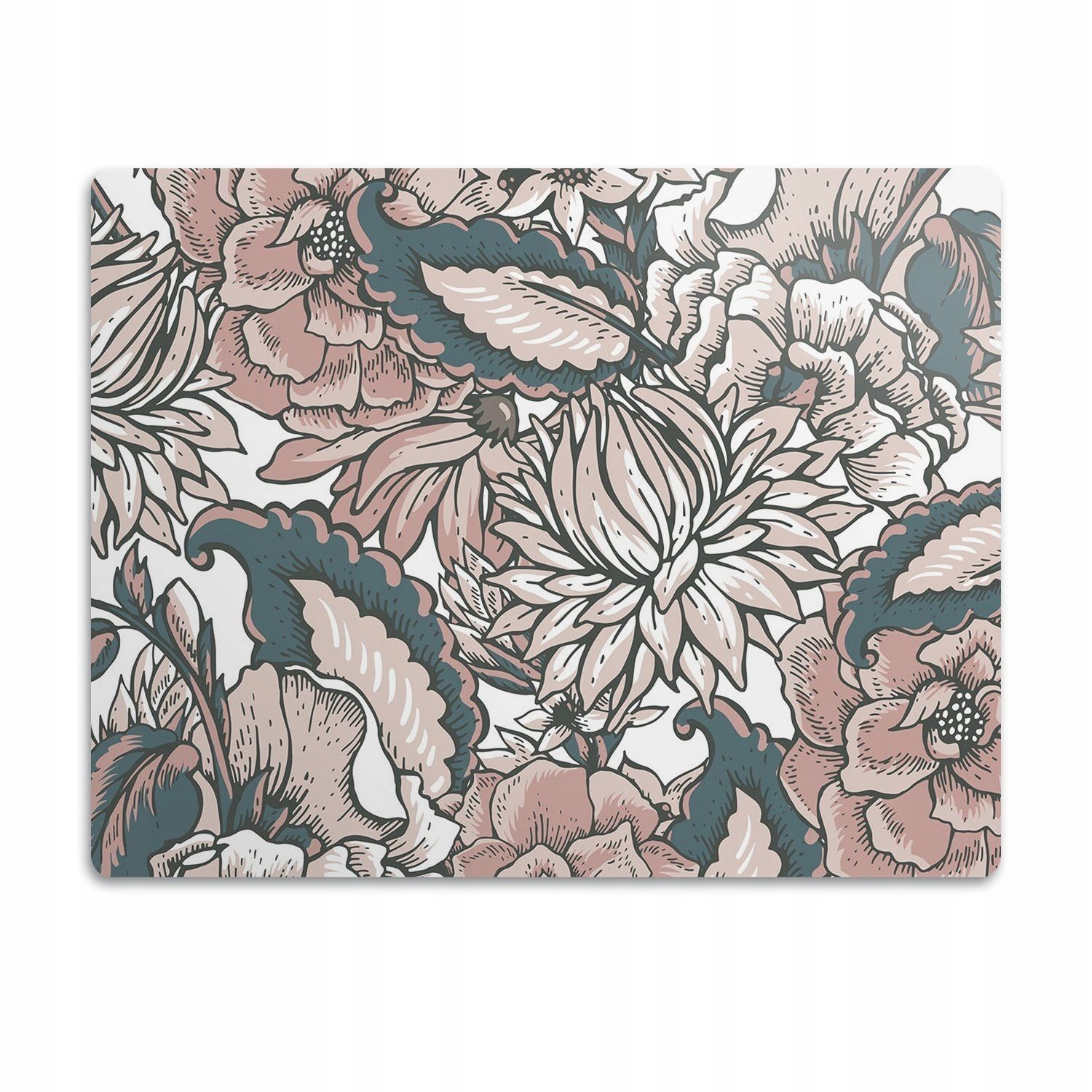 Ochranná podložka pod misku Velké květiny 90x60