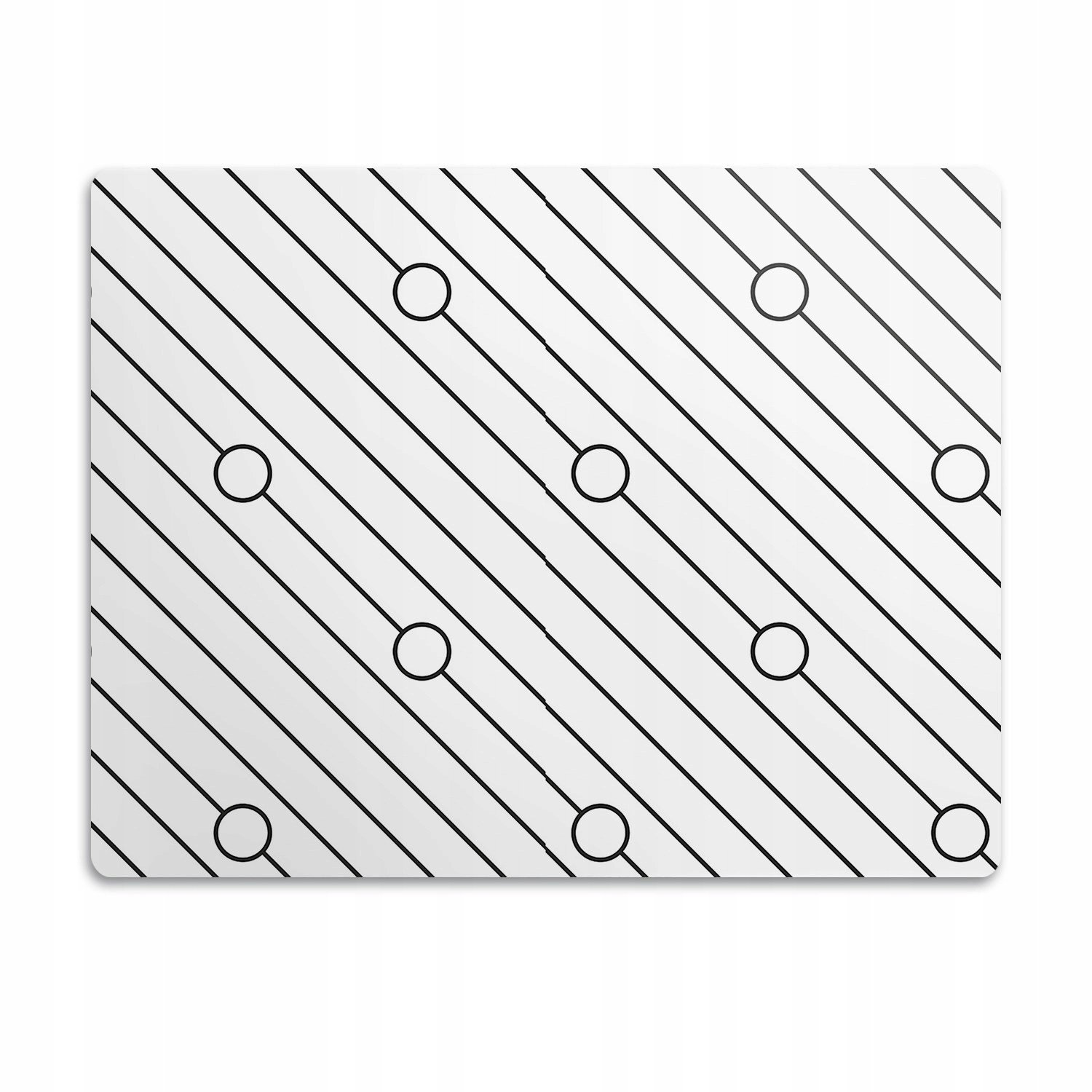 Pro psa kočky podložka pod misku Pruhovaná šablona 90x60