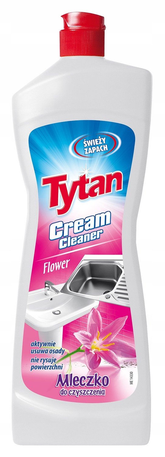 Tytan Čistící mléko 900g Flower