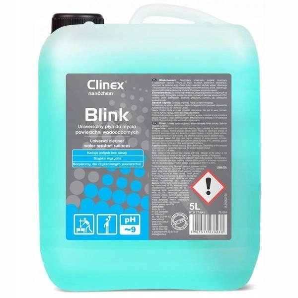Clinex Blink Na Mytí Voděodolných Povrchů 5L