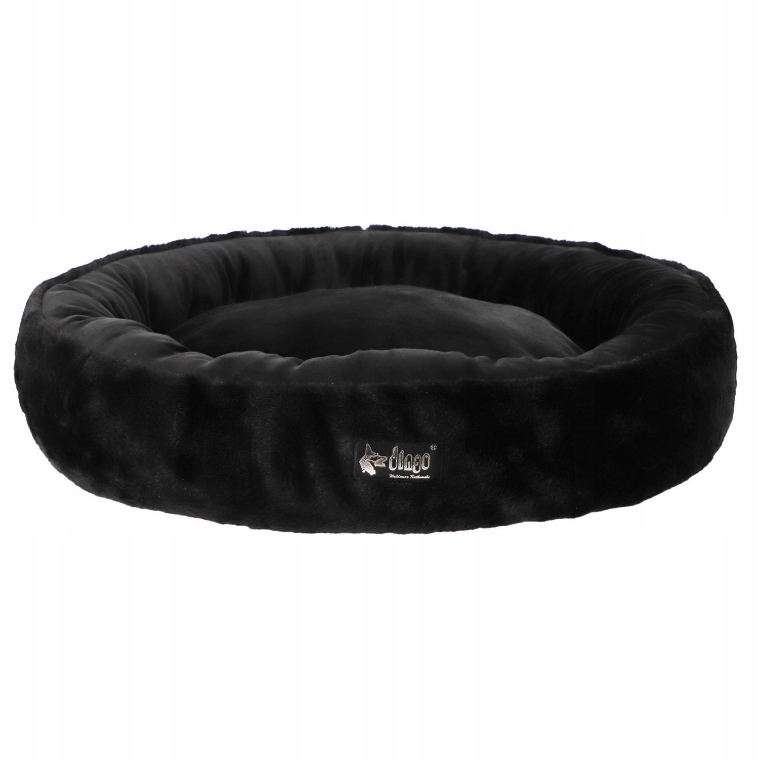 Pelíšek kulatý Hugme průměr 62 cm; černý