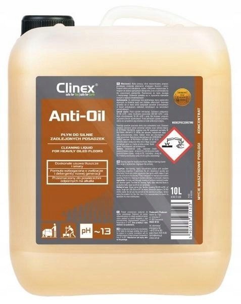 Clinex Anti-oil Pro Silně Zaolejované 10L Podlahy