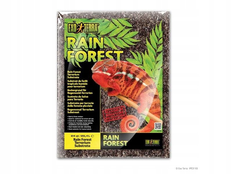 Substrát Rain Forest Exoterra 26,4L kůra pro plazy