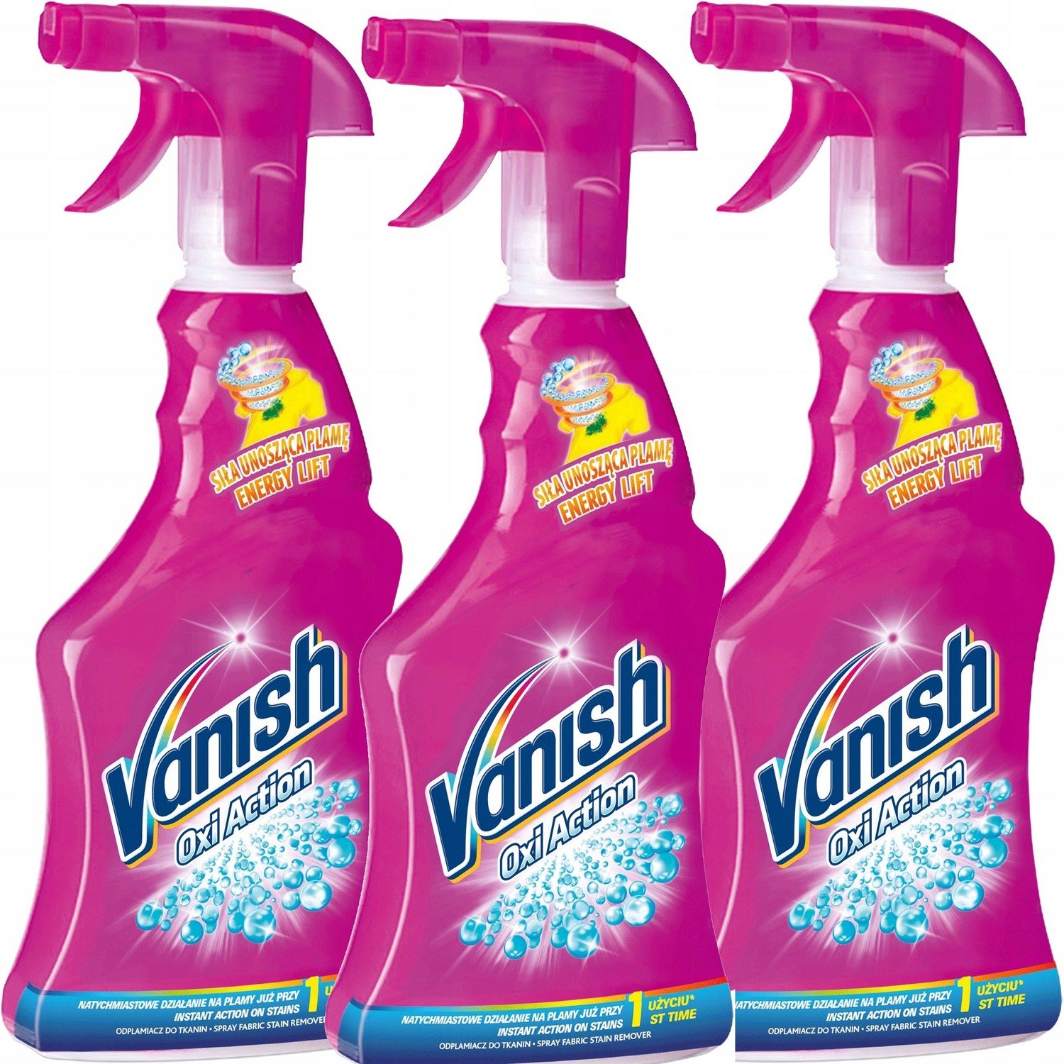 Vanish Oxi Action Odstraňovač skvrn na textil Spray 1.5L