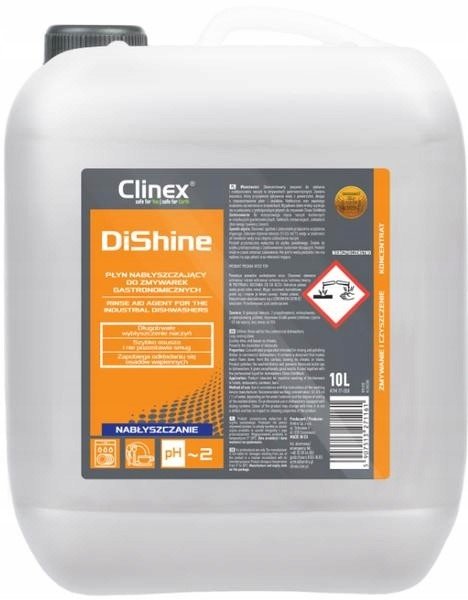 Clinex Dishine Tekutý Leštidlo Do Myčky 10L