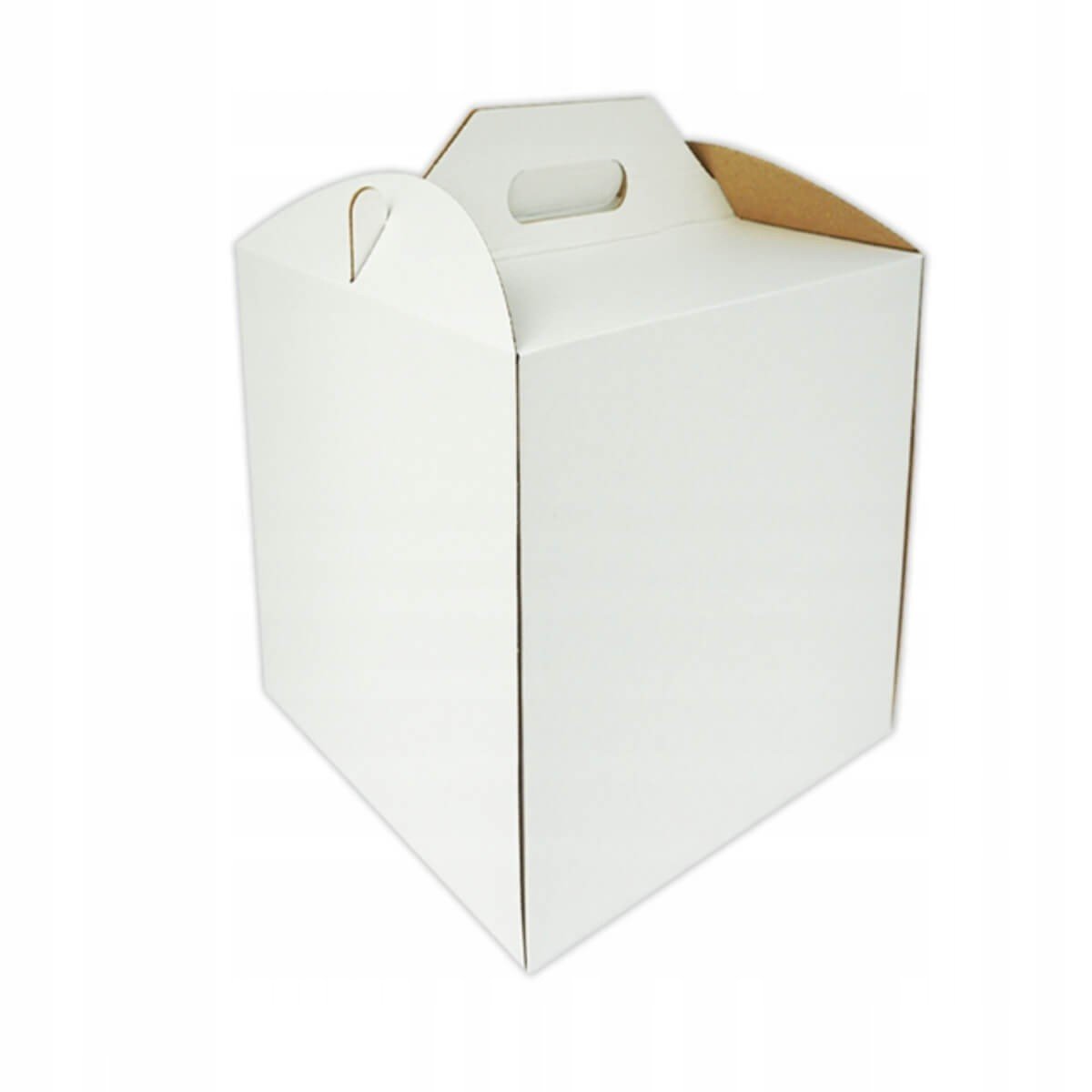 Kartonová krabice na dort 24x24x25cm 30 ks. Bílý